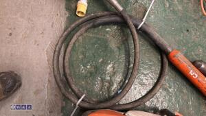 BELLE MEGAVIB+ 110v drive unit c/w vibrating poker flex (1) - 4
