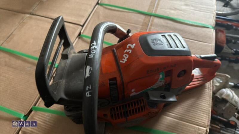 3 x HUSQVARNA petrol chainsaws