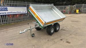 3 way galvanised tipping trailer - 2
