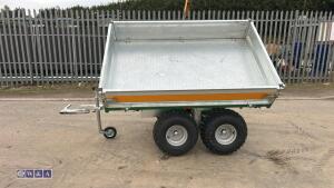 3 way galvanised tipping trailer - 3