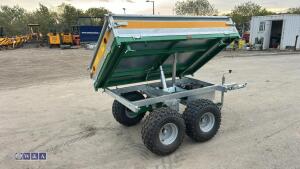 3 way galvanised tipping trailer - 6
