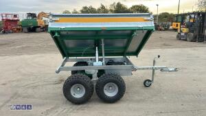 3 way galvanised tipping trailer - 8