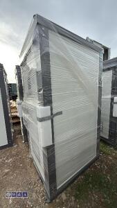 Single steel toilet block - 2