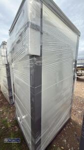 Single steel toilet block - 4
