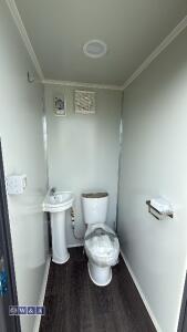 Single steel toilet block - 6