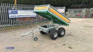 3 way galvanised tipping trailer - 9
