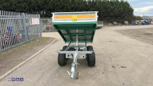 3 way galvanised tipping trailer - 11