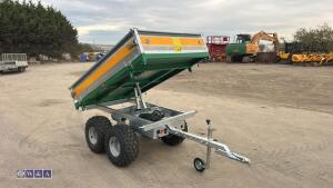 3 way galvanised tipping trailer - 12