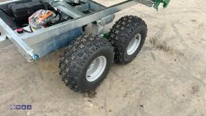 3 way galvanised tipping trailer - 19