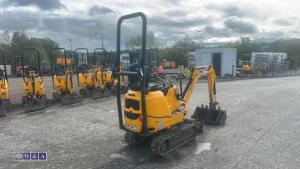 2021 JCB 8008 rubber tracked micro excavator S/n: 3041742) with 3 buckets, blade, piped & ROP's - 4
