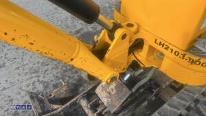 2021 JCB 8008 rubber tracked micro excavator S/n: 3041742) with 3 buckets, blade, piped & ROP's - 12