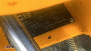 2021 JCB 8008 rubber tracked micro excavator S/n: 3041742) with 3 buckets, blade, piped & ROP's - 21