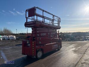 2014 PB S195-12ES battery scissor lift c/w stabilisers (9132) - 5