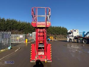 2014 PB S195-12ES battery scissor lift c/w stabilisers (9132) - 8