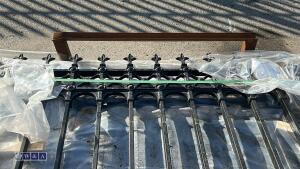 Pair of stirling gates & posts (approx 2.2m, 4.8m) (cast iron) - 10