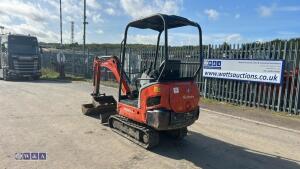 2014 KUBOTA KX15-4 excavator c/w 2 x buckets - 3