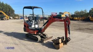 2014 KUBOTA KX15-4 excavator c/w 2 x buckets - 7