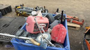 Crate of white line marking equipment - 5