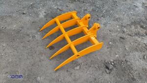 Land rake to suit excavator (30mm pins)