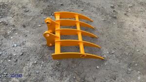 Land rake to suit excavator (30mm pins) - 4