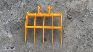 Land rake to suit excavator (30mm pins) - 2