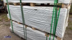 JDL WPC fencing kit (black) (approx 6ft x 72ft) c/w posts, caps, trims, fixtures, fittings - 2