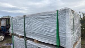 JDL WPC fencing kit (dark grey) (approx 6ft x 72ft) c/w posts, caps, trims, fixtures, fittings - 2