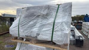 JDL WPC fencing kit (dark grey) (approx 6ft x 72ft) c/w posts, caps, trims, fixtures, fittings - 3