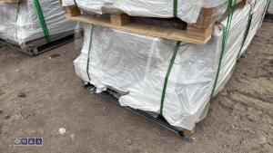 JDL WPC fencing kit (dark grey) (approx 6ft x 72ft) c/w posts, caps, trims, fixtures, fittings - 3