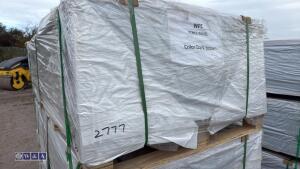 JDL WPC fencing kit (dark brown) (approx 6ft x 72ft) c/w posts, caps, trims, fixtures, fittings