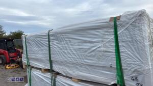 JDL WPC fencing kit (dark brown) (approx 6ft x 72ft) c/w posts, caps, trims, fixtures, fittings - 2