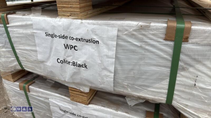 JDL WPC decking kit (approx 22.5m2) c/w edging trims & fixings (black) (approx 50 boards)