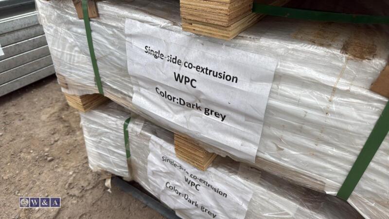 JDL WPC decking kit (approx 22.5m2) c/w edging trims & fixings (dark grey) (approx 50 boards)