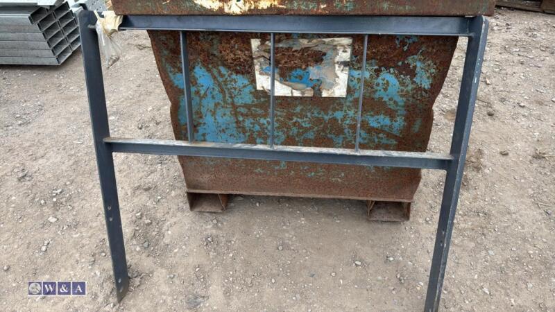 Forklift load backrest guard