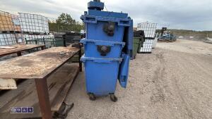 3 x industrial plastic wheelie bins - 3
