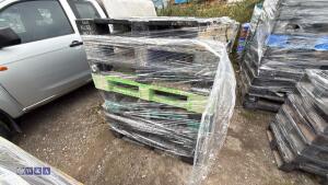 2 x stacks of plastic pallets - 2