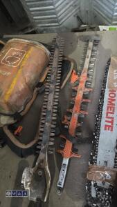 2 x hedge trimmer bars