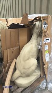 Pair of lions (approx 1.5m) - 2