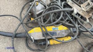 2 x WACKER NEUSON 110v high frequency shutter clamps (344630)(3465005) - 2