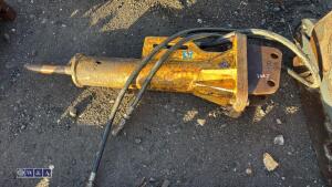 Hydraulic machine breaker c/w lines (30mm pins)
