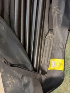 Carbon fibre tubes c/w carry case - 2