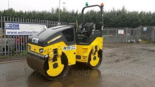 2018 BOMAG BW135AD-5 double drum roller S/n: 101650391194