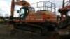 2009 DOOSAN DX225LC 22t steel tracked excavator (s/n DW6HEDKOH80050410) with bucket, piped & DROMONE hitch - 9