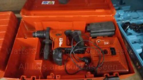 HILTI TE6 36v cordless drill c/w case