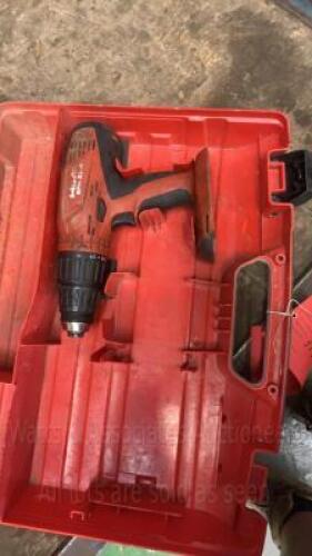 HILTI SFH22 cordless drill c/w case