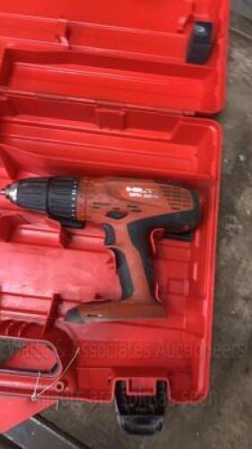 HILTI SFH22 cordless drill c/w case