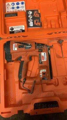 PASLODE IMPULSE IM65 F16 nail gun c/w case