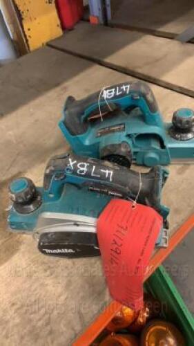 2 x MAKITA BKP180 planers