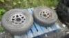 2 x KELLY 215 R15 wheels & tyres - 2