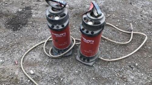 2 x HILTI dust suppression bottles